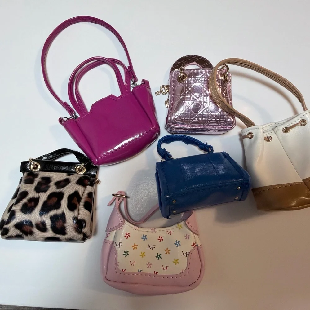 Mini brands fashion Mini Handbag Set - Pink, Blue, Leopard - Picture 2 of 10